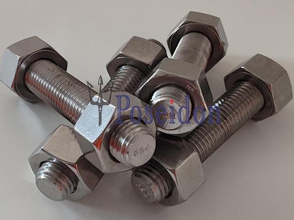 不锈钢ASTM A193 Gr.B8M ASTM A194 Gr.8M全螺纹螺柱螺母